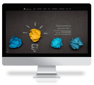 Création site web pour l'agence Expéria basée sur l'île de la réunion 