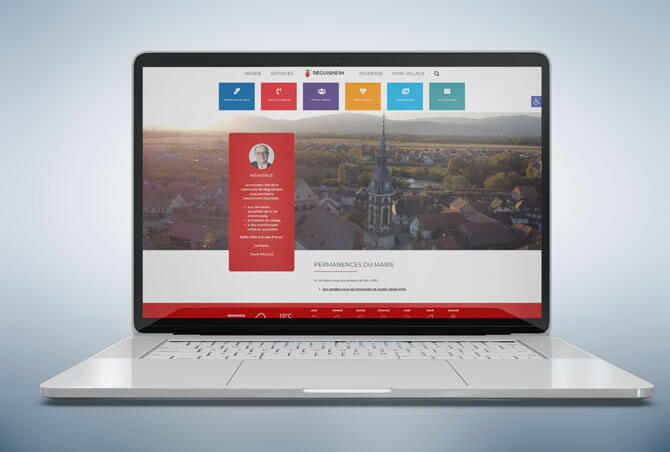 Nouveau site internet de la mairie de Réguisheim, proche Mulhouse et Colmar en Alsace (68)