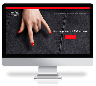 Création site web à Pulversheim, 68 Alsace, les ongles chics & rock d'Annie, prothésiste ongluaire