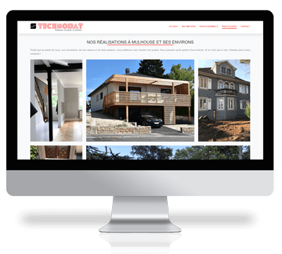 Création du site internet à Richwiller, 68 Alsace pour Technobat, entreprise de BTP à Richwiller
