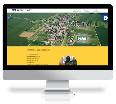 Création du site web de la mairie de Rustenhart 68 Alsace