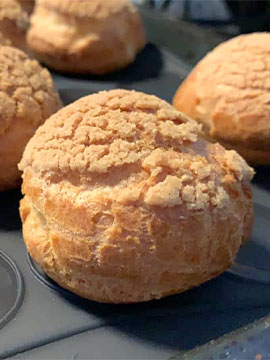 Choux au craquelin, vous en pensez quoi ?