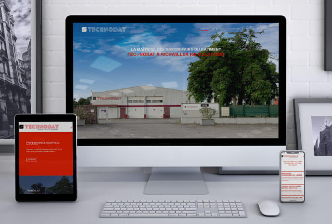 Nouveau site internet et stratégie digitale pour Technobat, entreprise de BTP à Richwiller proche Mulhouse en Alsace